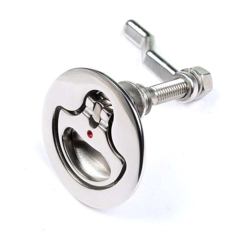 Thorn Boat Cam Latch Stainless Steel Marine Hatch Pull with Back Plate - Image 1